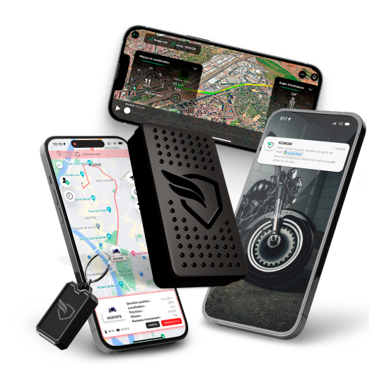 Traceur GPS moto KOMOBI PRO 4G – télémétrie