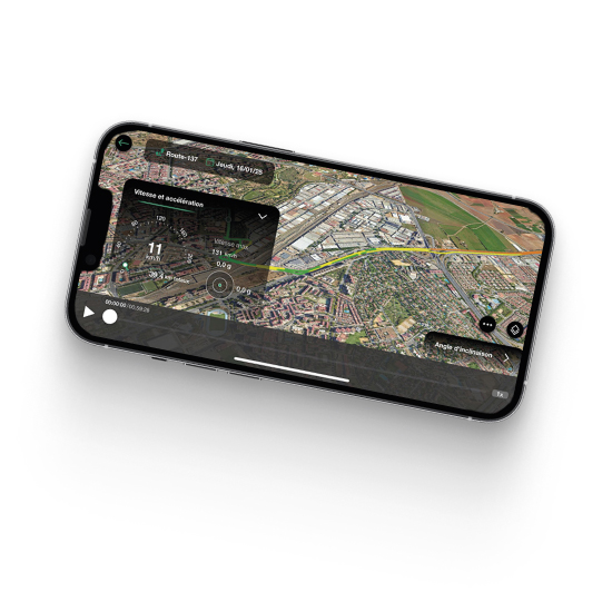 Application KOMOBI PRO télémétrie moto